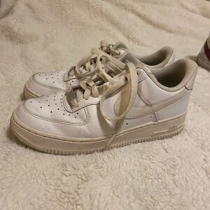 White Women's airforce ones sneakers